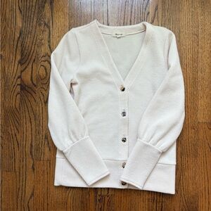 Madewell cream cardigan